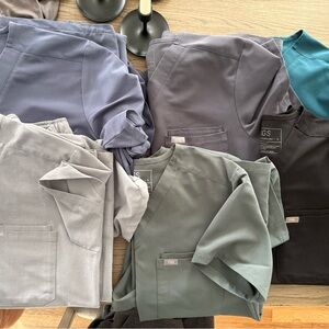 Figs Men's Shirts in Gray, Black, and Teal
